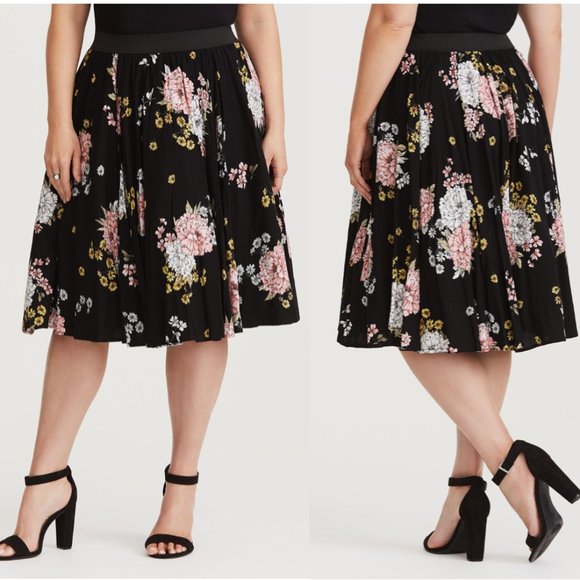 torrid Dresses & Skirts - Torrid Swing midi skirt with tulle underskirt sz1X